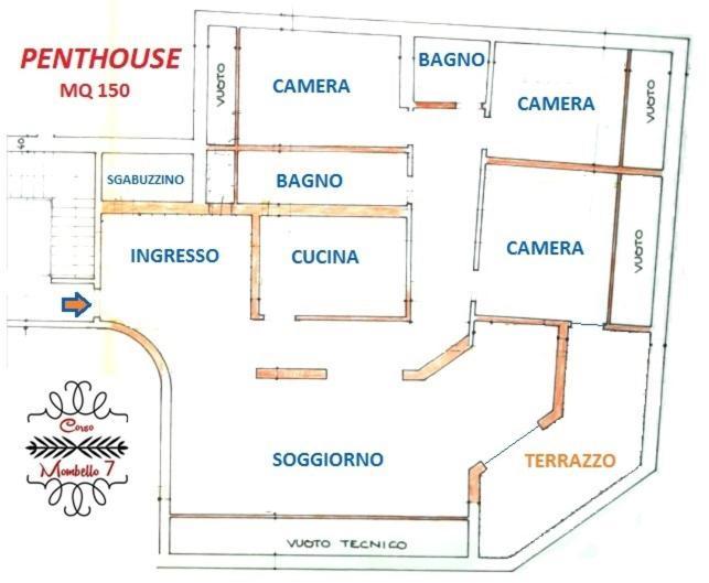 Penthouse Three Bedrooms 산레모 외부 사진
